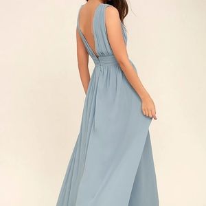 Heavenly Hues Light Blue Maxi Dress Size M